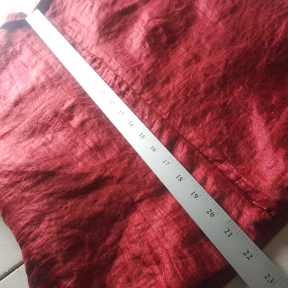 J.R. Nites by Carol Lin Red Blouse women's size 14 - Picture 13 of 16